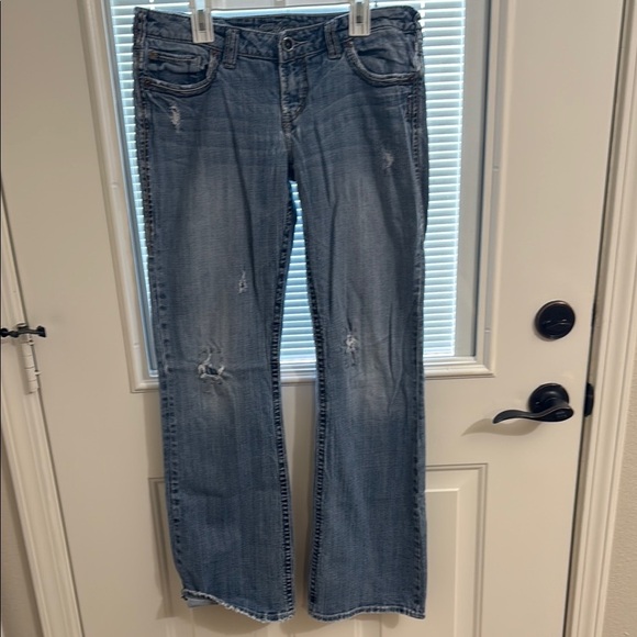Women’s Silver Alex Jeans Size 29 - Picture 1 of 9